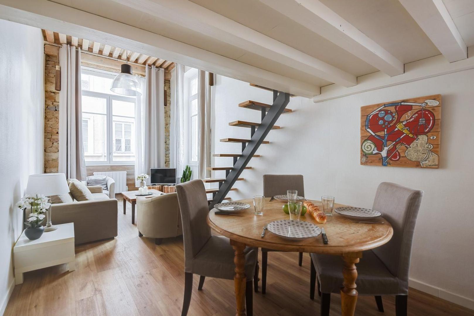 Guestready - Magnificent Duplex Canut Hypercentre Lyon Extérieur photo